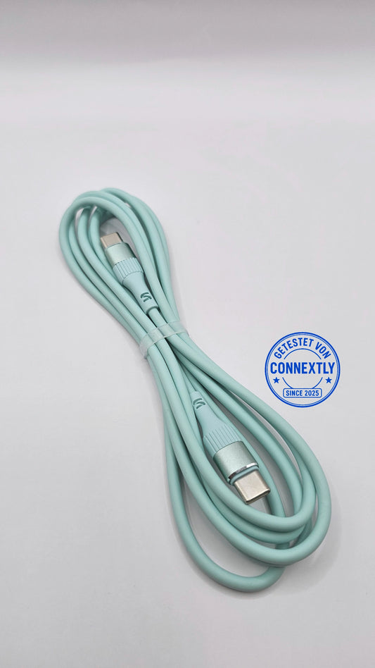 Silikon Ladekabel grün 1.8m