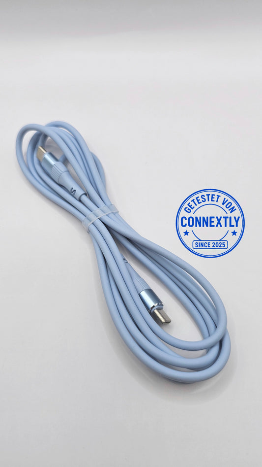 Silikon Ladekabel blau 1.8m