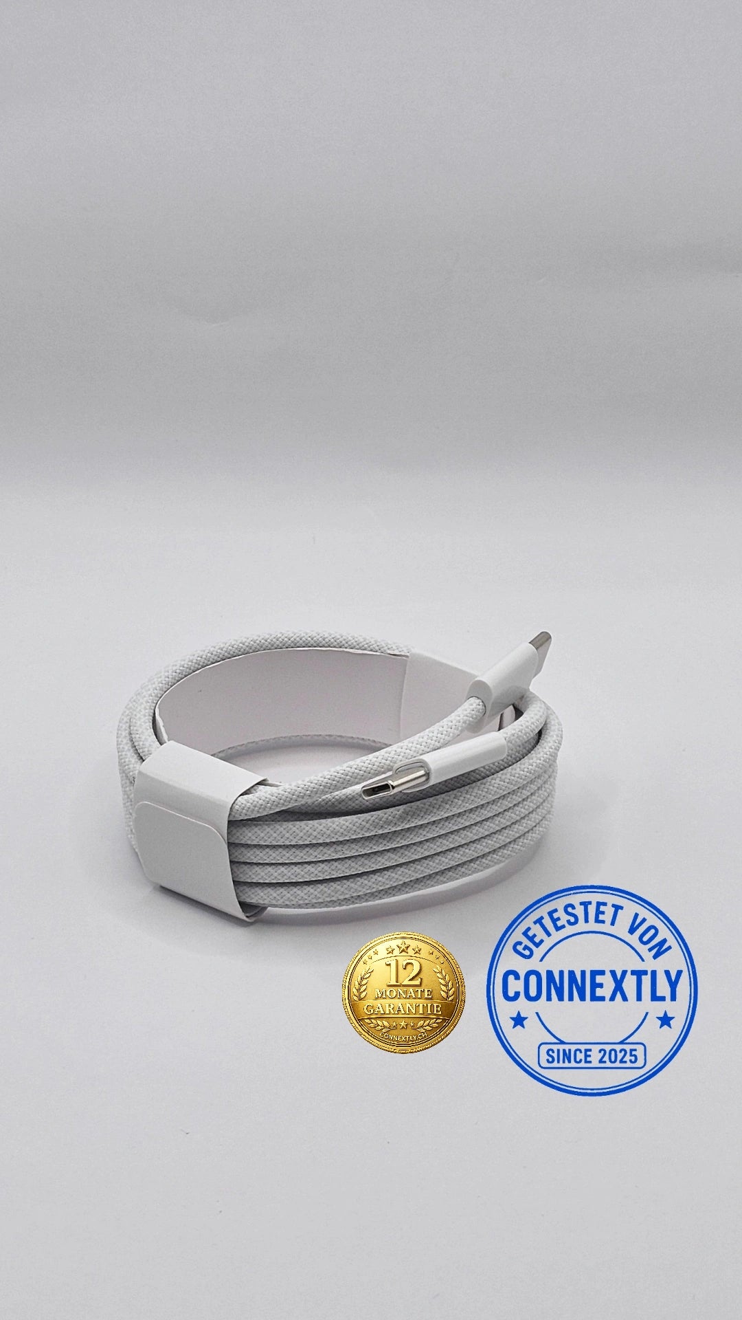 Ladekabel USB-C auf USB-C 60W weiss 2m