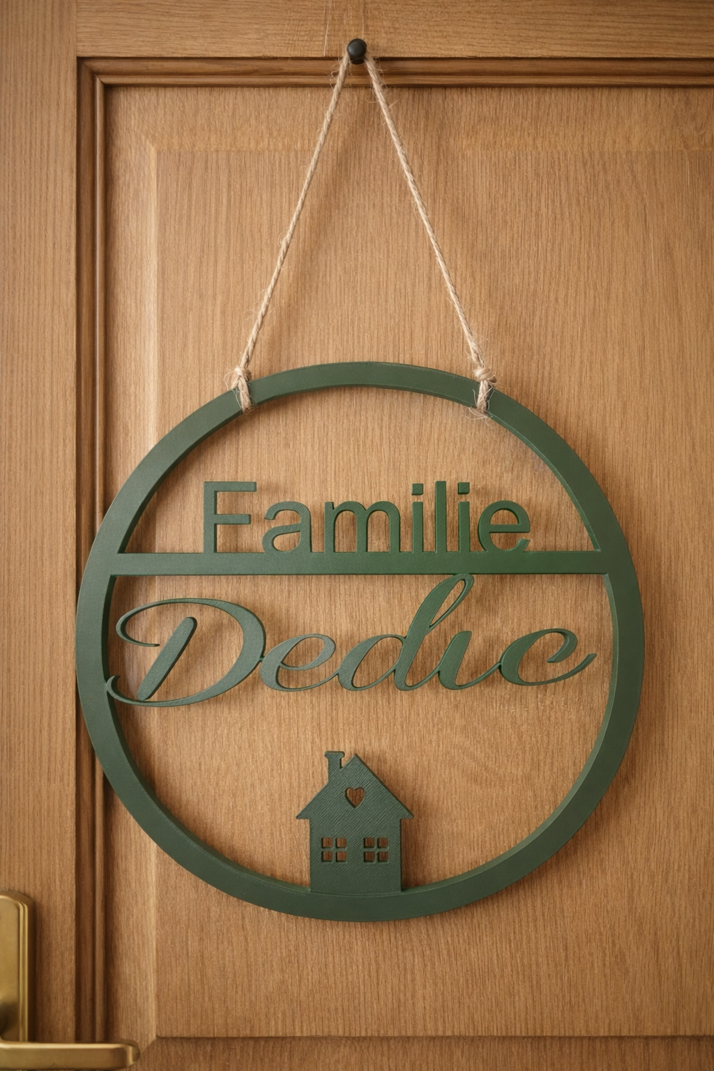 Familie-Türschild Personalisiert